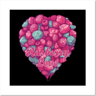 Raspberry Love Posters and Art